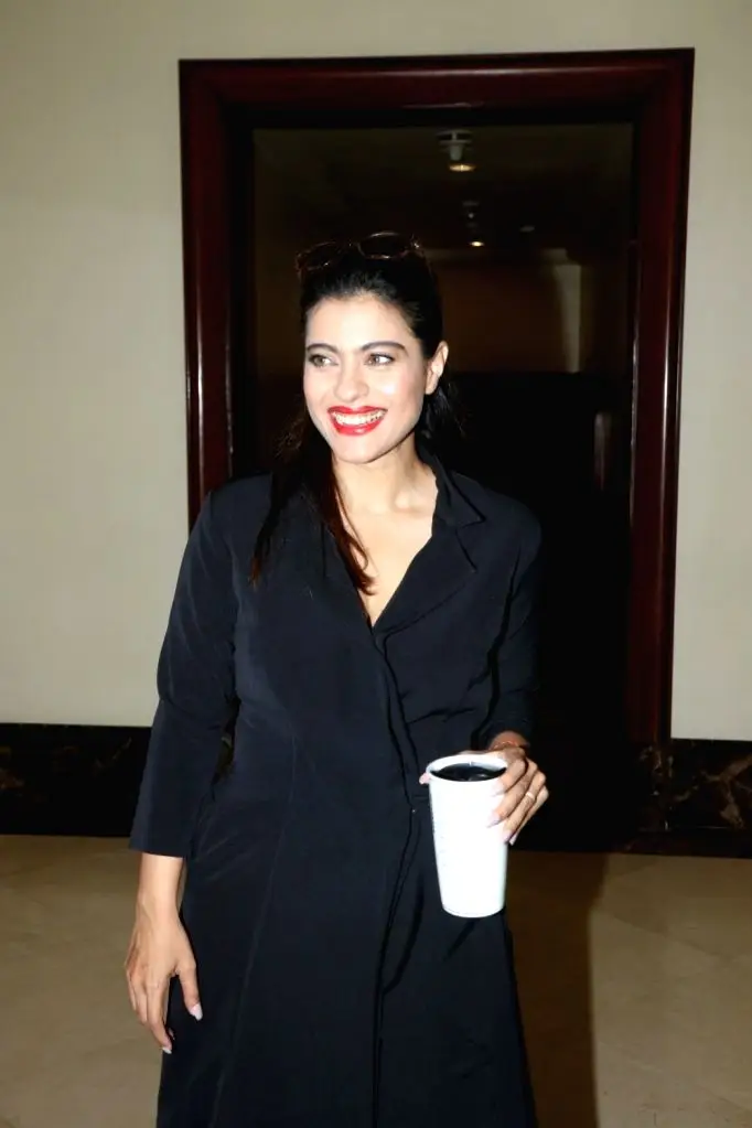 Kajol Devgan Photos In Black Gown